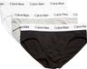 Calvin Klein Hip Brief 3Pk Heren Zwart; Wit; Grijs Katoen 95% en 5% Elastaan XS
