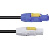 PSSO POWERCON Verlängerungsleitung, 5m, 3x2,5, Zwart
