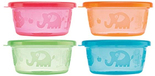 Nûby Bewaarbakjes Snack Cups 240ml - Set van 4 - Diverse Kleuren