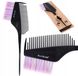 Blackomb pinceau de coloration avec peigne - Pinceau de coiffeur pour coloration capillaire - Pinceau de coloration professionnel avec peigne