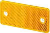 HELLA rückstrahler backlight 44x94 yellow pvc-geh.m.2bef.schr.