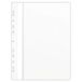 Donau 1704001PL-09 Plastic snelhechter geperforeerd A4 wit | pak van 10