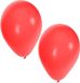 Bellatio Decorations ballonnen - 45 stuks - rood - 27 cm - verjaardag - feestartikelen - versiering