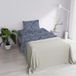Italian Bed Linen DAFNE Beddengoedset, bedrukt, microvezel, Citylif Blue, Frans bed