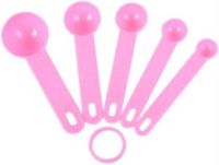 CHPN Maatlepels Roze Kunststof 5-delig