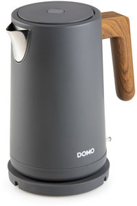 DOMO DO9268WK Waterkoker 'Wood You' - 1,7 L - mat grijs