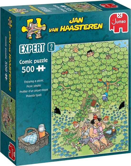 Jan van Haasteren Expert 2 - Picknick Plezier - 500 stukjes puzzel - Unisex
