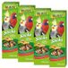 MultiFit Grote parkiet-sticks 4 x 2 stuks Honing en noten