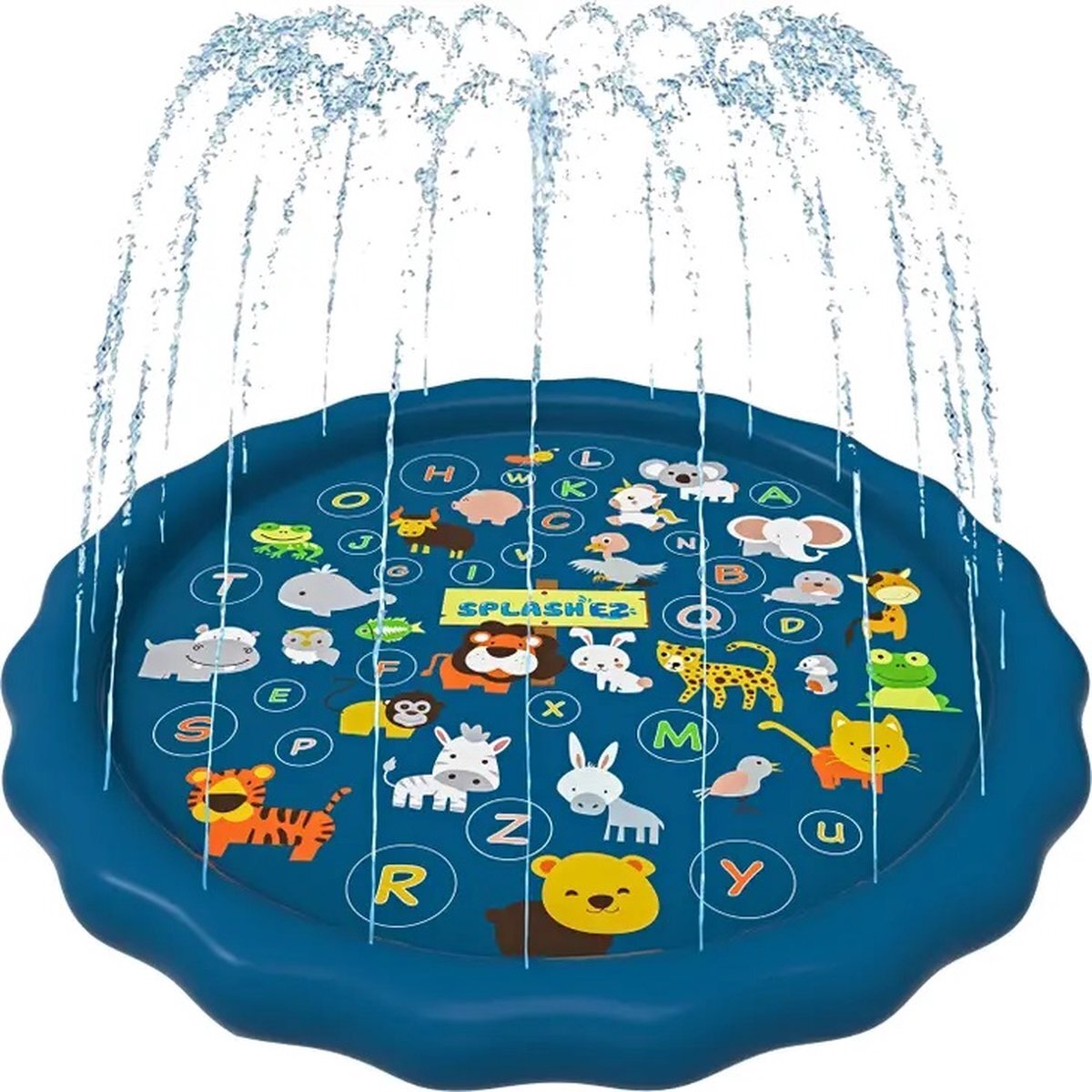 SplashEZ - A tot Z Sprinkler Zwembad - Peuterbad - Peuterzwembad - zomer - Peuter - Kinder - Baby - zwembad - Kinderzwembad - zwembadje - speelzwembad - buitenzwembad - opblaas zwembad