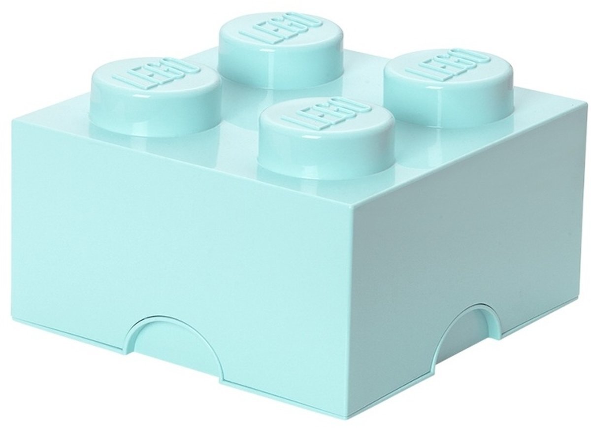 lego Design Collection Brick opbergbox 4 - lichtblauw