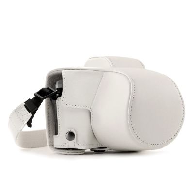 MegaGear MG1349 - Cameratas - Wit - Kunstleer - OM-D E-M10 Mark III (14-42mm)
