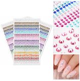 Goodbitz® - Rhinestones zelfklevend - 3 stuks - Diverse kleuren - Kunststof