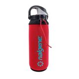 Nalgene Flessenhoes - Neopreen waterfles hoes - voorkomt condensatie, isoleert drankflessen houder mouw - ontworpen voor 24oz fles - Red Bud
