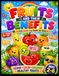 Fruits and Their Benefits: A Fun and Educational Coloring Book for Kids Ages 2–6