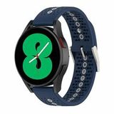 Samsung Galaxy Dot Pattern bandje - Donkerblauw - 40mm & 44mm