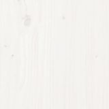VidaXL Wandtafel 80x40x75 cm Massief Grenenhout Wit