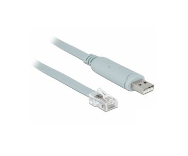 DeLOCK 63308 Interfacekaart/Adapter, Grijs, 5m