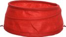 Decoris Kaemingk B.V. Polyester kerstboomrok rood 68 cm