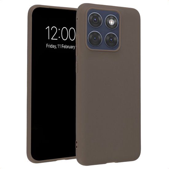imoshion Color Backcover - Bruin - Geschikt voor Motorola Edge 70 Fusion