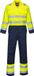 Portwest Bizflame Work Hi-Vis Antistatische Overall BIZ7 - Geel/Marine - S
