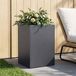 Maison Exclusive - Cache-pot de jardin anthracite 40 x 40 x 75 cm