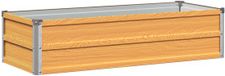 vidaXL Verhoogde Tuinbak Natuurlijk Hout 100 x 40 x 24 cm