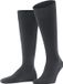FALKE Ultra Energizing met sterke compressie katoen kniekousen heren grijs - maat 41-42