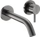 Saqu Eurotrend 2-gats inbouw wastafelmengkraan inclusief inbouwdeel gunmetal