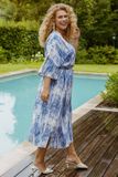 Exxcellent jurk Seren Offwhite/Dusty Blue