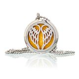 Ancient Wisdom Aromatherapie sieraden ketting - Engelenvleugels 30mm