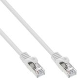 InLine Patchkabel, SF/UTP, Cat.5e, wit, 1.5m