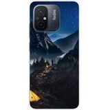 1001 coques Xiaomi Bedrukt siliconen hoesje compatibel met Xiaomi Redmi 12C, Xiaomi Redmi 11A Seul en montagne