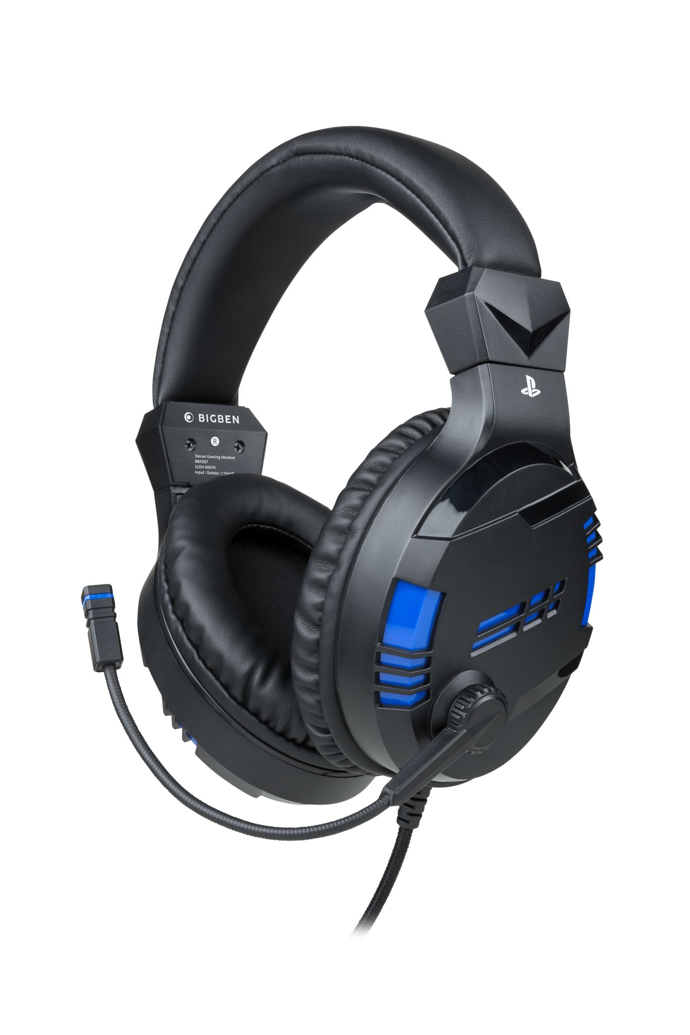 Bigben Stereo Gaming Headset V3 - PS5 & PS4 - Black/Blue