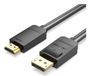Vention HADBI adaptateur de câble vidéo 3 m DisplayPort HDMI Noir