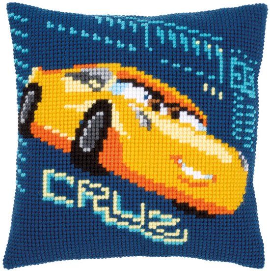 Vervaco Disney Cars Kruissteekkussen Kit PN-0166448