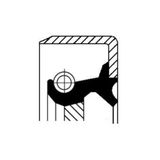 CORTECO 19027904B asafdichtring, differentieel