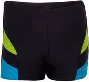 Crowell Zwembroek Jongens Lenny kol.01 Zwart-Groen-Blauw - Maat 164cm