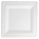 50 Bionic 50 stuks - vierkante borden 'Bionic' 20 x 20 x 1,5 cm, wit