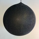 Merkloos / Sans marque Brandvertragende Opblaasbare Glitterbal Zwart 60 cm
