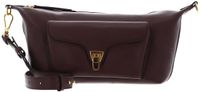 Coccinelle Leren schoudertas Beat Generatio Crossbody Bag Grained Leather Berry donkerpaars