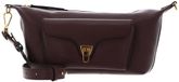 Coccinelle Leren schoudertas Beat Generatio Crossbody Bag Grained Leather Berry donkerpaars