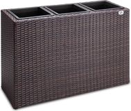 Casaria Staande Plantenbak – met Waterafvoer 83x30,5x60cm – Bruin