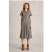 White Stuff Rua Jersey Shirt Dress Black Print Taille: 12 REGULAR