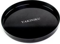 Yakiniku Drip Pan - XXLARGE, XLARGE, LARGE & MEDIUM - Rond - Lekbak Kamado - Druippan BBQ - 31 cm - Zwart - Aluminium