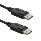 Qoltec DisplayPort v1.1 Mannelijk naar DisplayPort v1.1 Mannelijk Kabel - 2m - Zwart