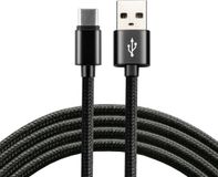 Everactive USB-C Kabel voor Telefoon en Laptop, 1 Meter, Zwart, Snel