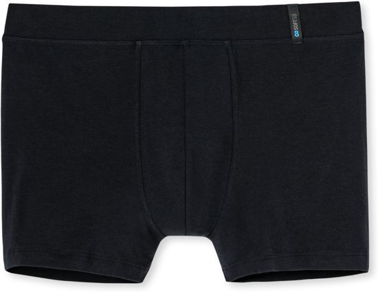 Schiesser Long Life Soft Heren Short Ondermode - Blauw/Zwart - Maat L