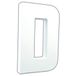 Décopatch AC703Cpack - Lot de 3 supports en papier mâché, Lettre D