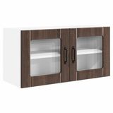 vidaXL Wandkast PORTO Bruin Eiken 80 x 31 x 40 cm