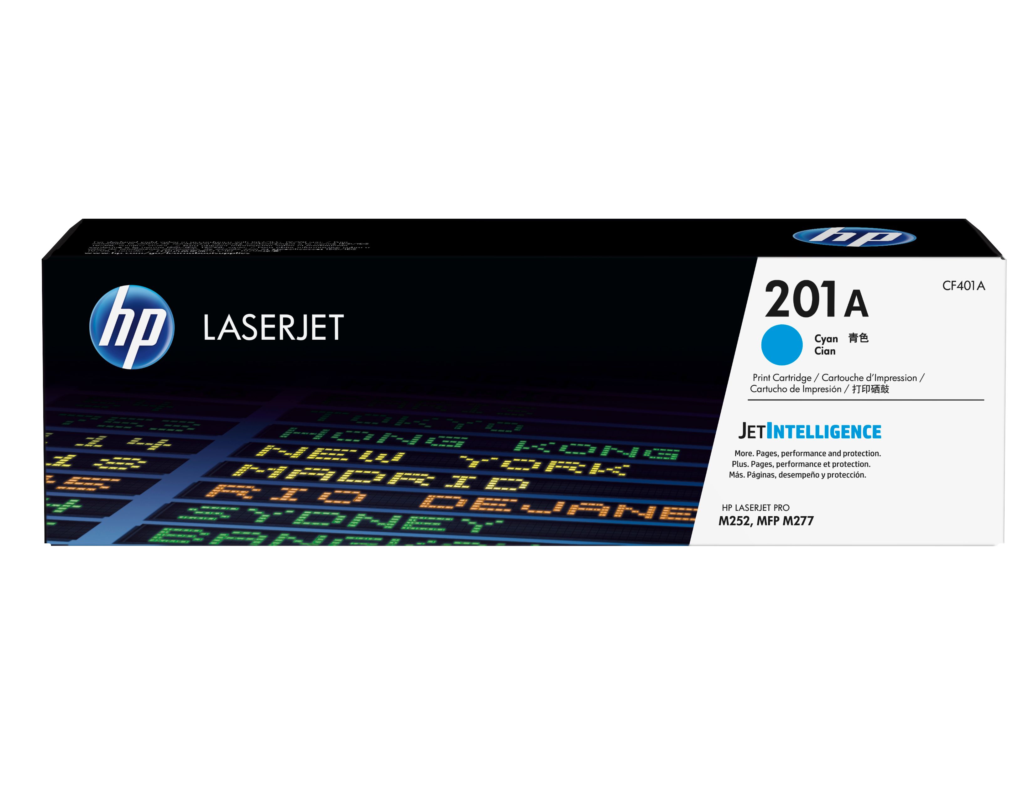 HP 201A Original Cyan Toner Cartridge - CF401A